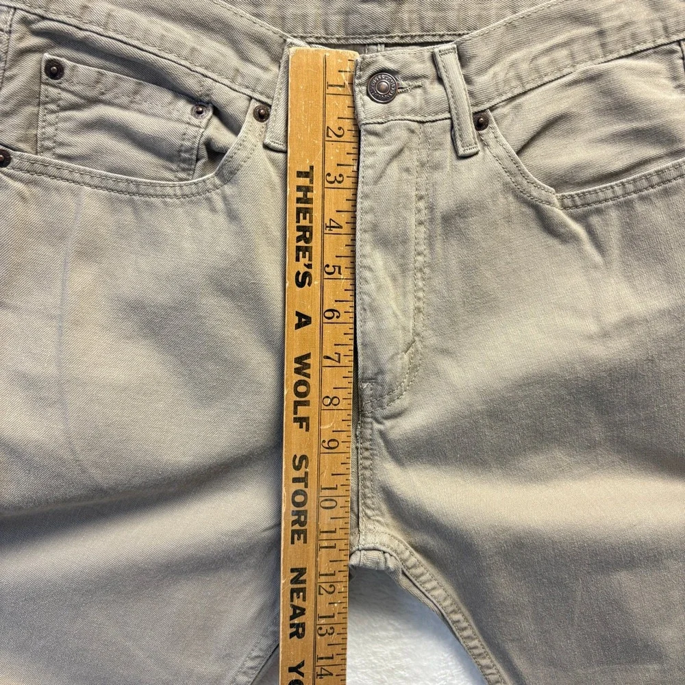 Levi's Jeans Men Sz 32x34 Beige Straight Fit White Tab‎